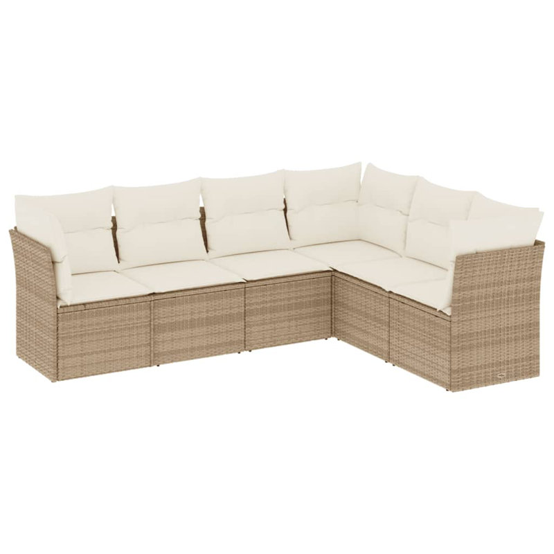 Ensemble de canapé de jardin Vidaxl PE
