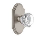 Chambord Door Knob with Arc Rosette