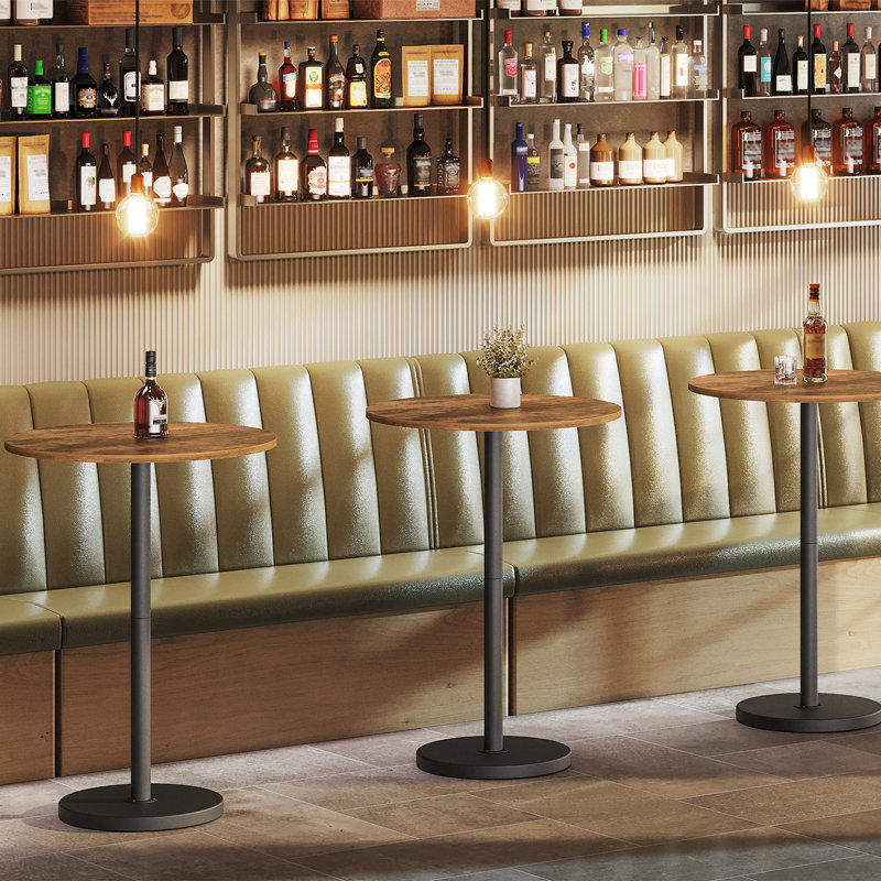 Round Bar Table Counter Height Table, Pub Table, Cocktail Table