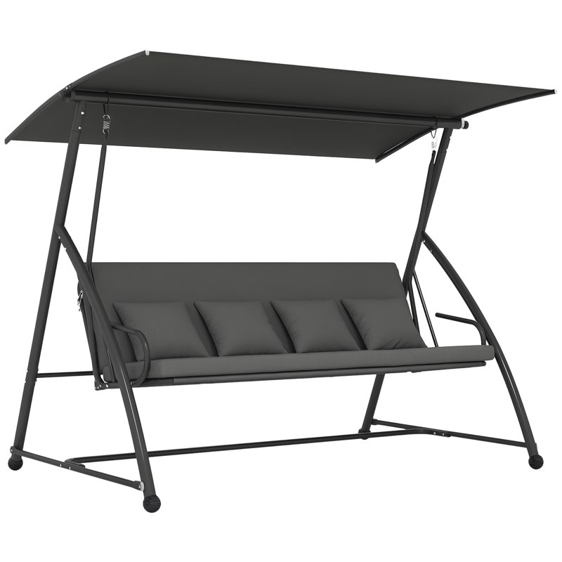 3 Person Porch Swing with Canopy