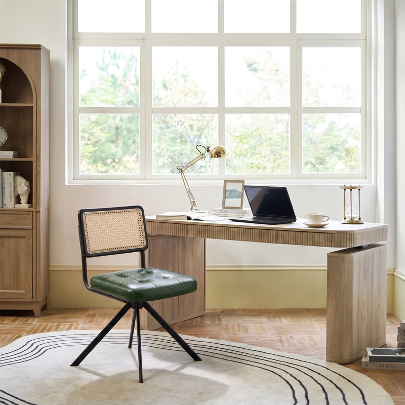 Fauteuil de travail pivotant moderne Markwart, Vert