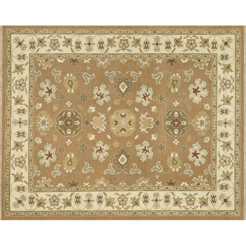Keiser Hand Knotted Wool Oriental Indoor Rug, Rectangle 9'6" x 13'6"