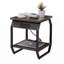 Table d'appoint avec station de charge, ensemble de 2 tables de bout avec prises USB, tables de chevet