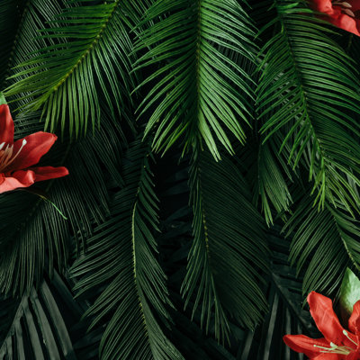 Tropical Leaves by Ivan101 - Wrapped Canvas Print