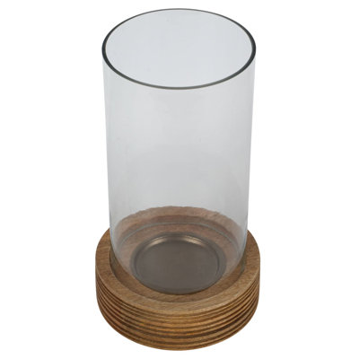 Silvica Wood Tabletop Votive Holder