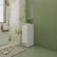 Armoire de rangement autoportante pour salle de bain, 12 po, portes à fermeture en douceur, fixation au sol (emballage Kd)