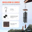 Carillons éoliens d'extérieur 48 pouces Aluminium