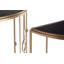 Mya 79cm Glass Top Console Table