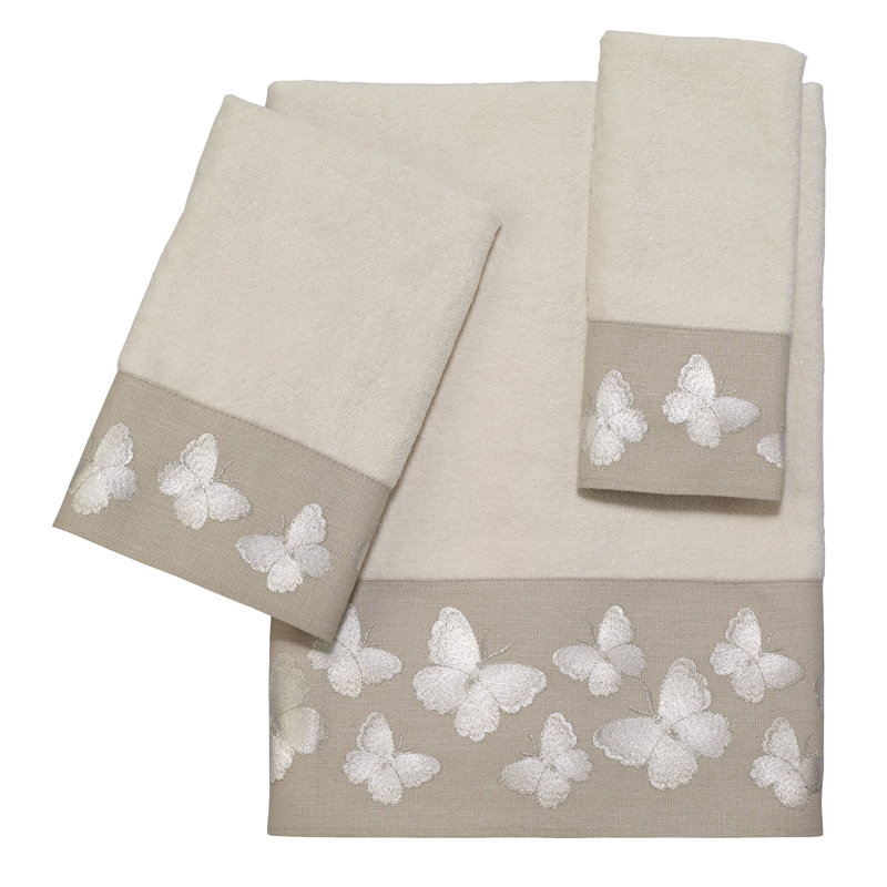 Hamm 100% Cotton Towel, White, Towel Set - 3 Packs