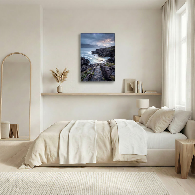 «Coastal Path», reproduction d'art sur toile, ensemble de 1, Toile tendue, H 48 po x l 36 po