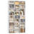 74.9" H x 40.5" W 6-Tier Wood Bookcase-828737274
