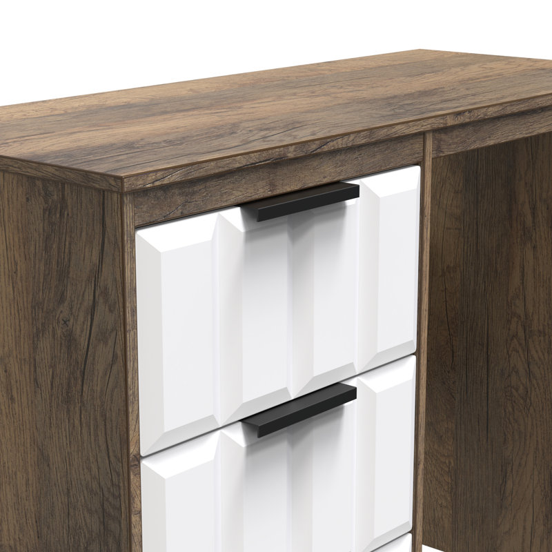 Suruthi Vanity, White/Oak