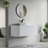Vireo 46" Single Bathroom Vanity with Marble Top-1572348196-1572348198