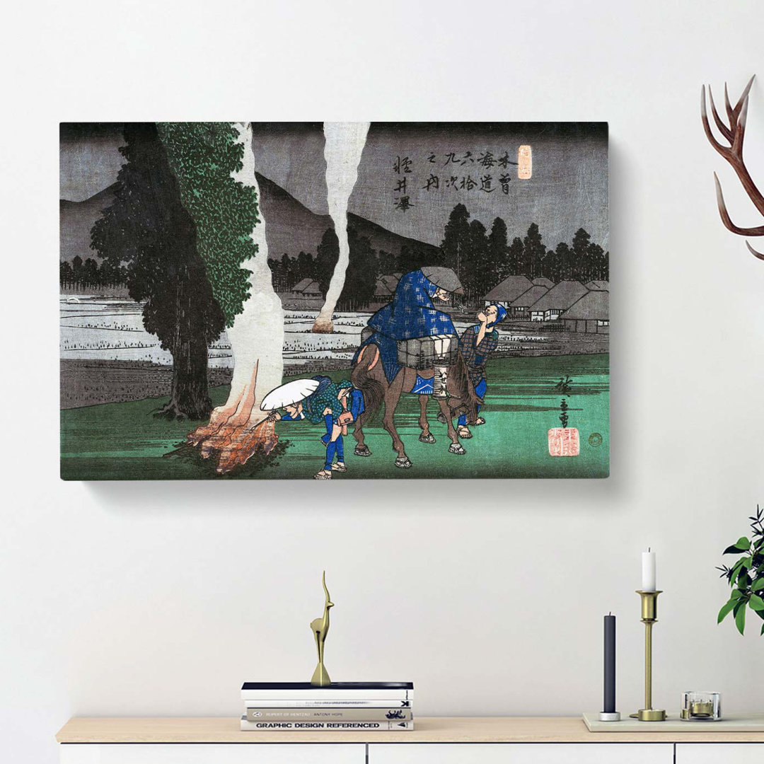 Karuizawa by Utagawa Hiroshige - Wrapped Canvas