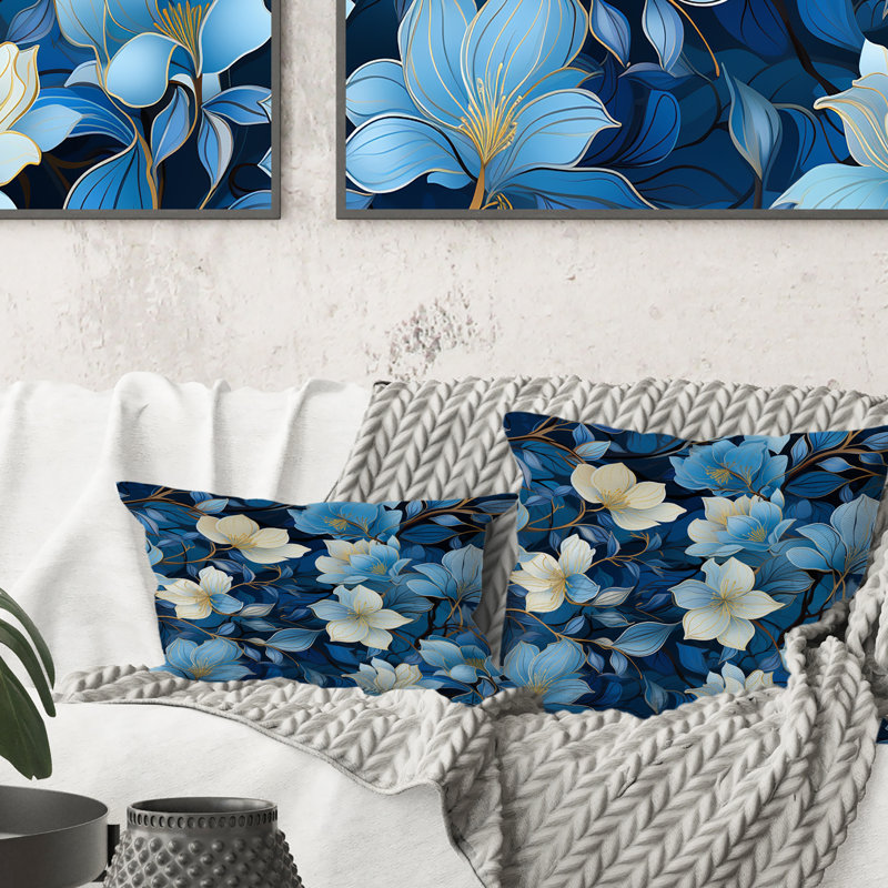Floral Throw Pillow