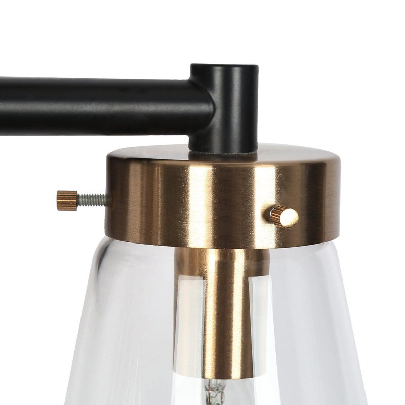 Gblac Matte Black Bathroom Vanity Lighting, 2