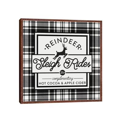 Plaid Holidays III - Print on Canvas