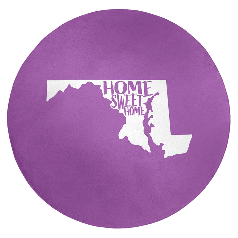 Chenille Indoor Rug, Round 5'