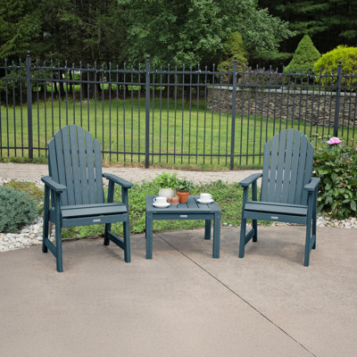 Anette Outdoor Adirondack Chair With Table