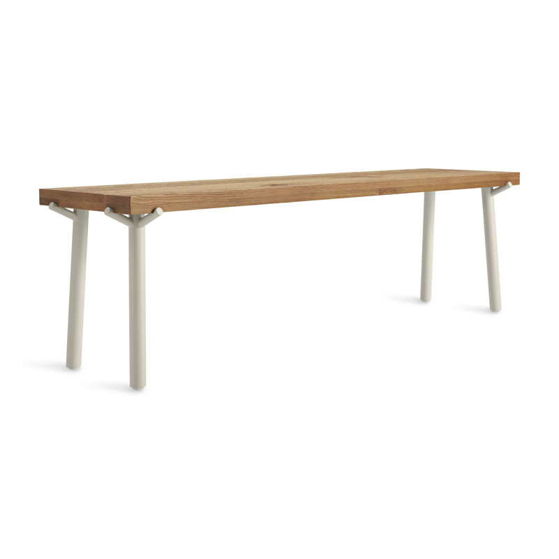 Branch Dining Bench, Oak, White