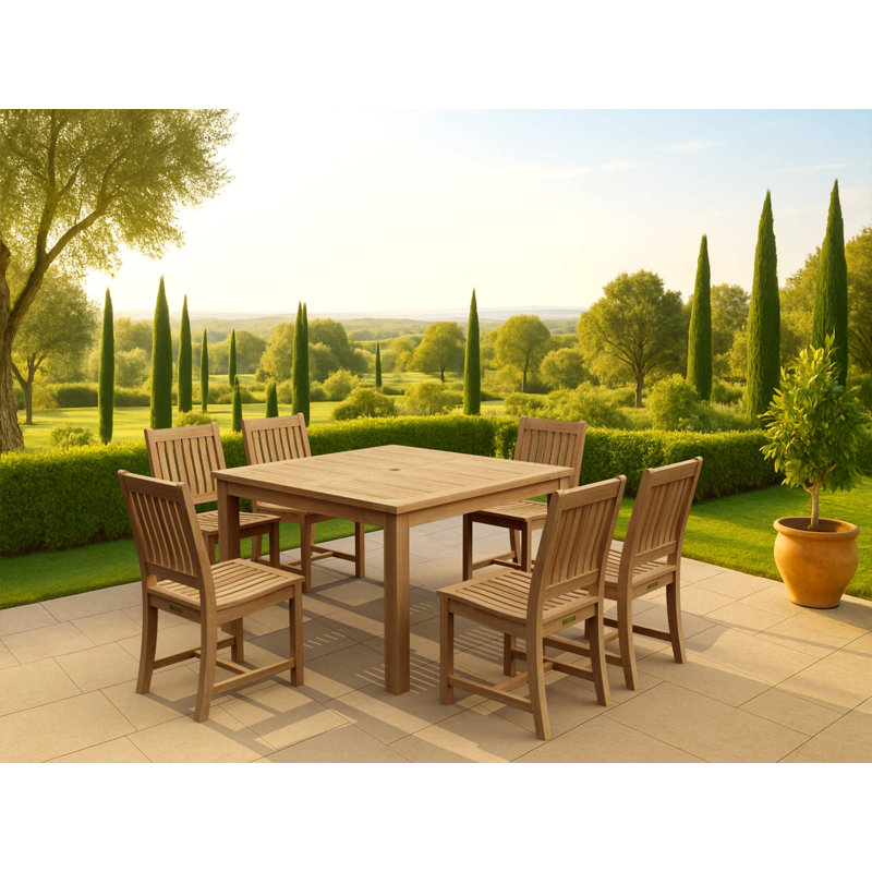 Ensemble de table de salle à manger 7 pièces avec fauteuil Rialto Windsor