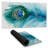 Long peacock feather - 15.75"x31.50" Desk mat