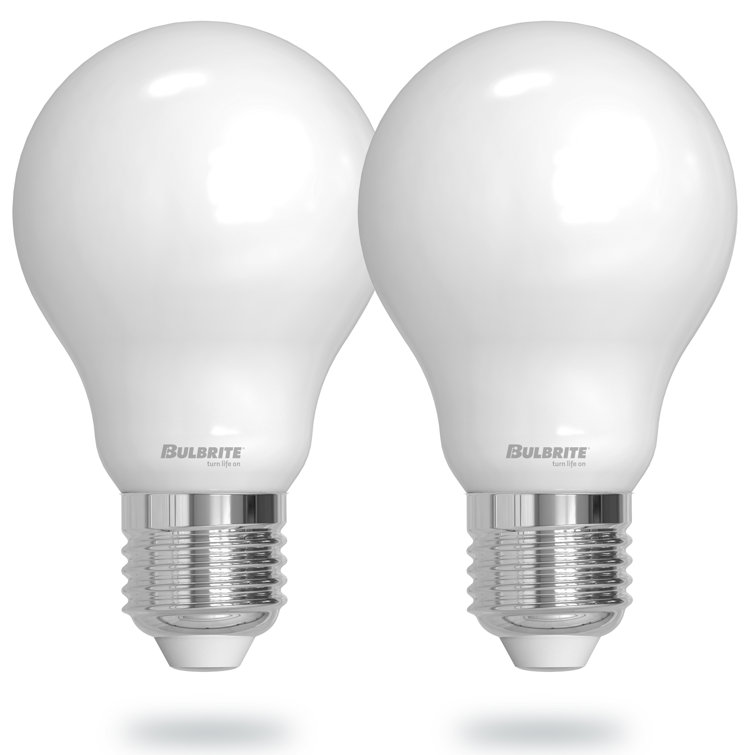 9 Watt LED A19 Light Bulbs, Warm Dimming 3000K (Soft White)