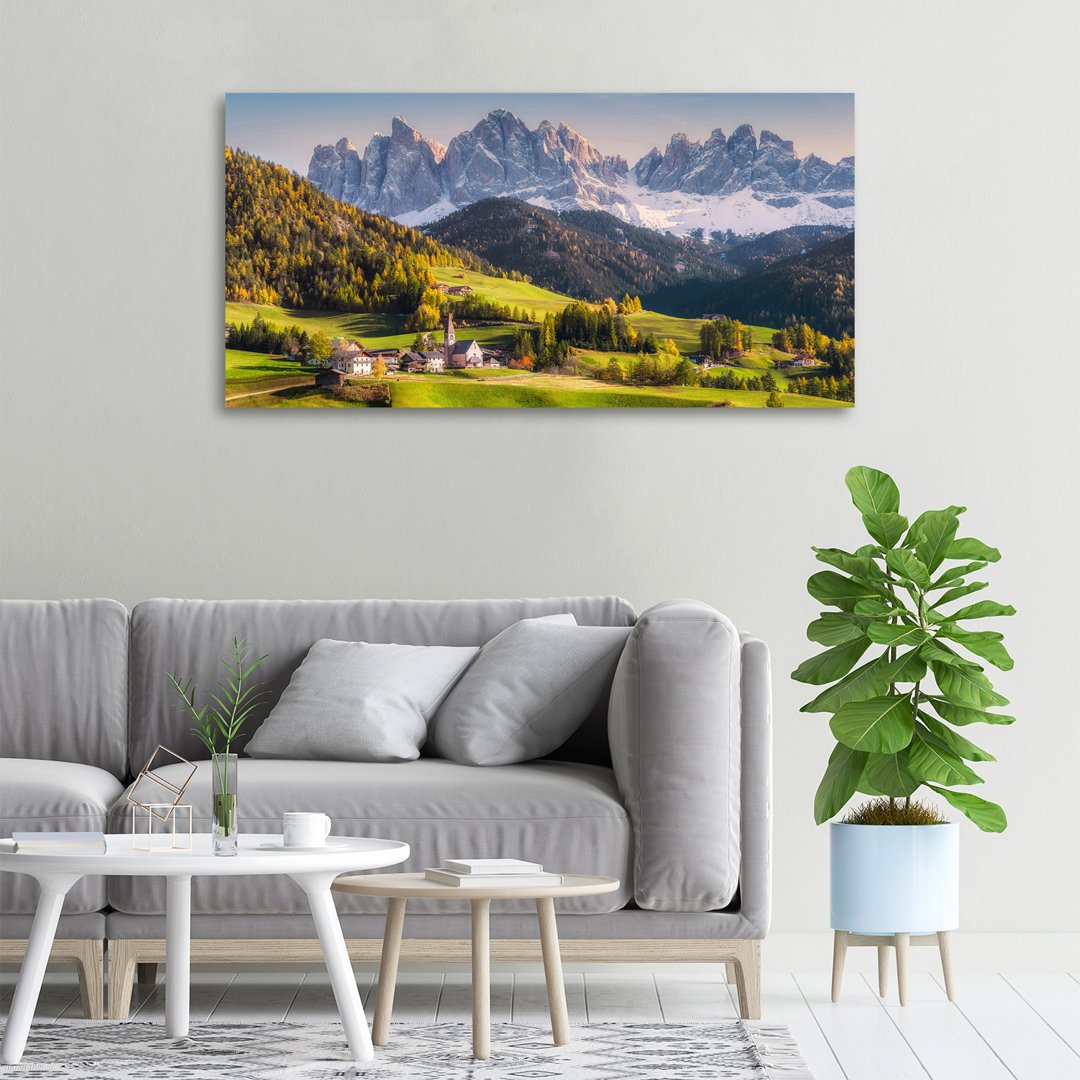 Panorama der Berge - Kunstdrucke auf Leinwand