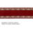 Alqi Custom Size Runner Rug Choose Your Length Flower Bordered Design Red Color-723804031