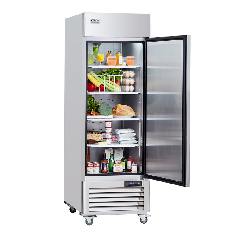 Stainless Steel 19.32 Cu.ft. Single Door Commercial Refrigerator