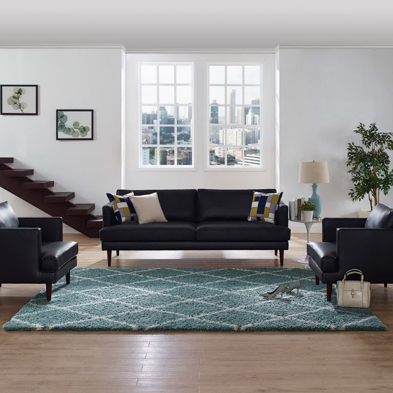 Tapis à poils longs Modway Toryn, Rectangle 8 pi x 10 pi