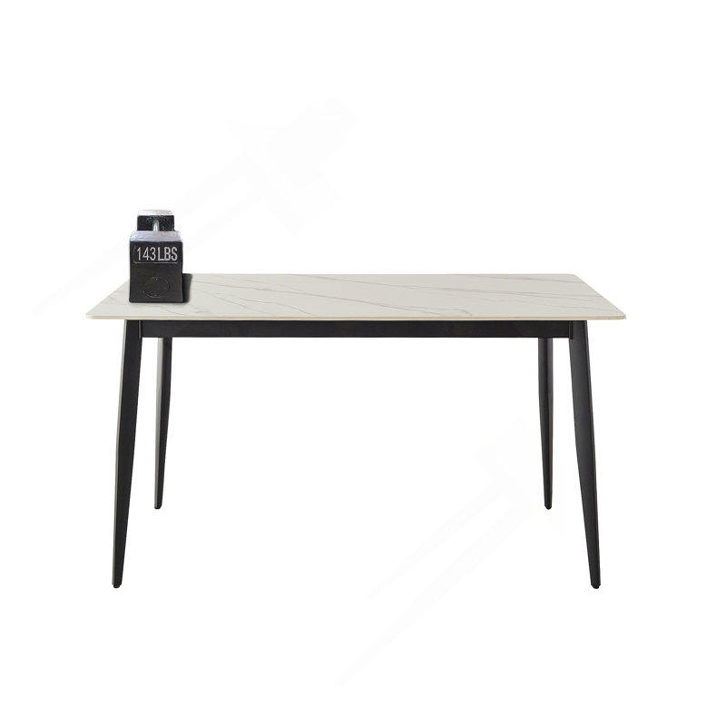 1 Piece Rectangular Dining Table without Chair