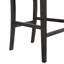 Ensemble de 2 tabourets de bar de 30,5 pouces de hauteur, structure en bois d'hévéa avec coussin en tissu éponge, élégant et confortable pour la cuisine et la salle à manger