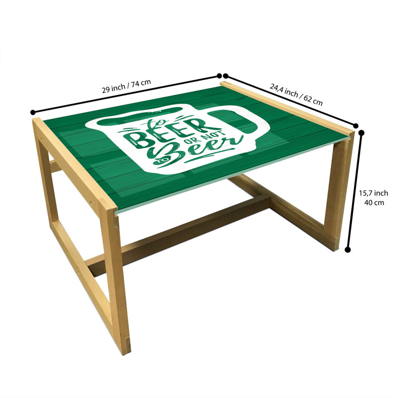 Inese Sled Coffee Table, 62cm H x 74cm W x 40cm D