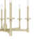 Hunter Briargrove 6 Light Single Tier Chandelier Ceiling Light Fixture