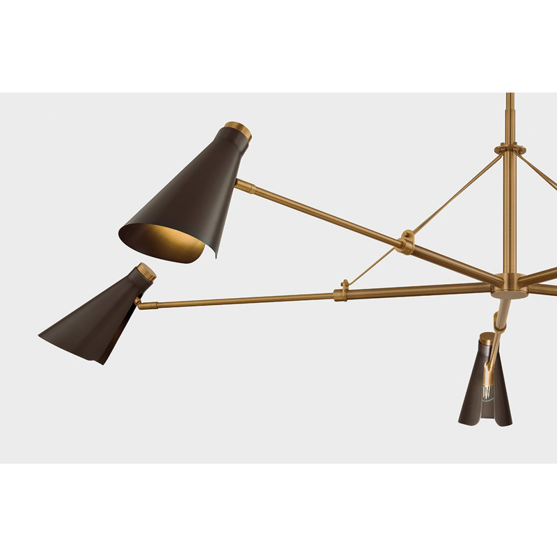 Lustre Andersen, 21" H x 69.25" W x 69.25" D, 5