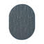 Tapis raffiné à imprimé raffiné bleu-1233081815