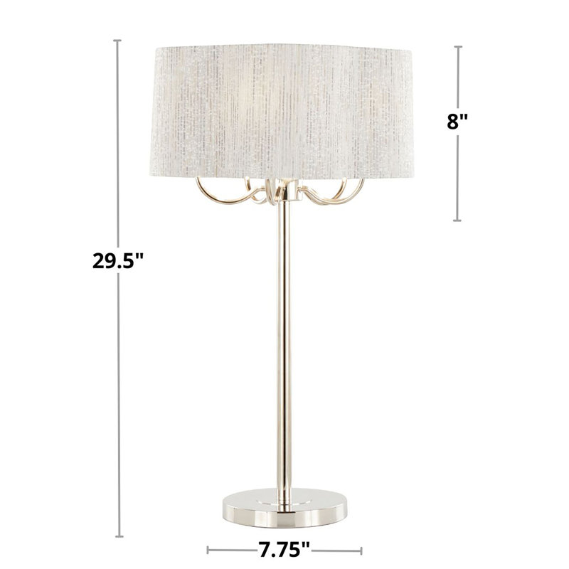 Lampe de commode en métal Haleyjo