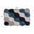 Antibacterial Bathmat Set (2 Pieces) - 100% Polyester, 23.6 x 39.4 inches & 19.7 x 23.6 inches | Non-Slip Underside, Machine Washable, Soft Pile Height: 0.4 inches | Stylish Blue, Dark Blue, White & Beige Colors for Bathroom Decor-344671665