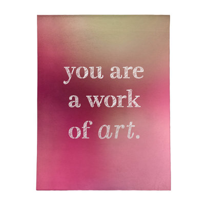 Quotes Chenille Indoor Rug