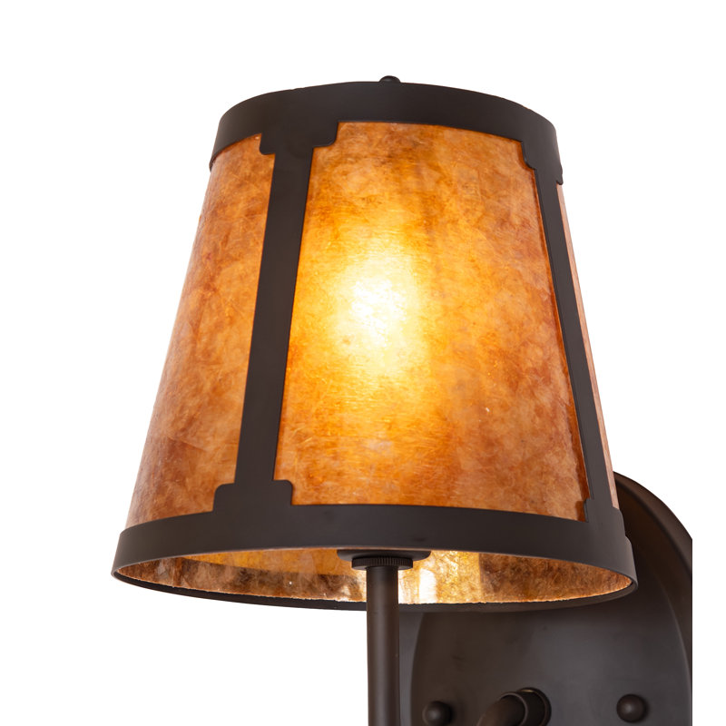 1 - Light Armed Sconce, Amber