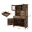 Armoire de rangement pour garde-manger de 63 po avec tiroirs, huche de cuisine et support pour micro-ondes 63 po-961261309