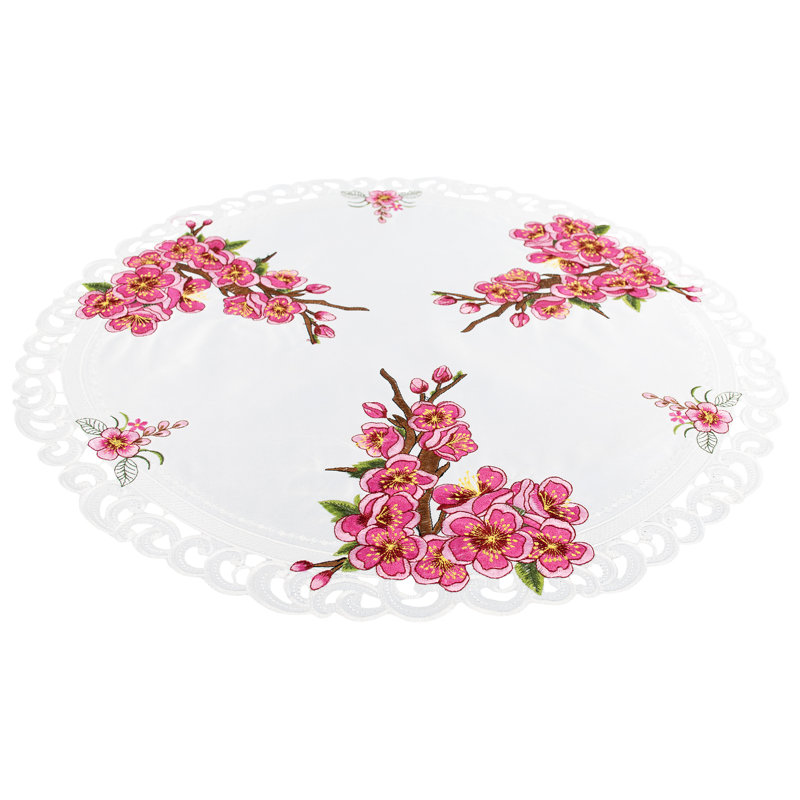 Napperon Cherry Blossom, dessus de table (23 po)
