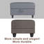 Repose-pieds de rangement en tissu Tomario-1074813933