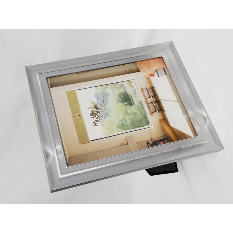 Akono Silver Metal Silver Plated Picture Frame
