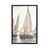 Toile avec cadre gris foncé