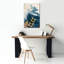 «Welcome To The Jungle, Blue 5» par Ian Winistanley, art mural sur toile-102452470