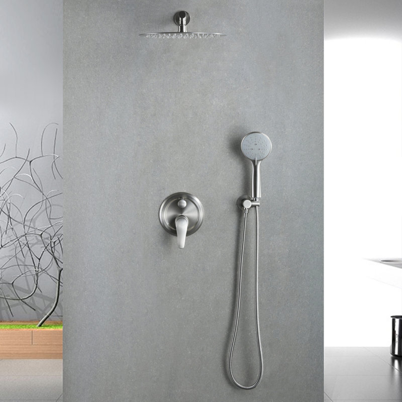 All-In-One Kit with Rough in-Valve, Brushed Nickel