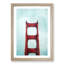 The Top of the Golden Gate Bridge - Picture Frame Painting Print-56855751-56855755