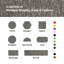 Tapis de couleur unie pour l'intérieur et l'extérieur commercial Furnish my Place-96194064